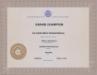Canadian Grand Champion certificate for Ch Kohlein's Franchesca